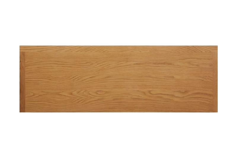 Sminkbord 110x40x75 cm massiv ek - Brun - Sminkbord & toalettbord