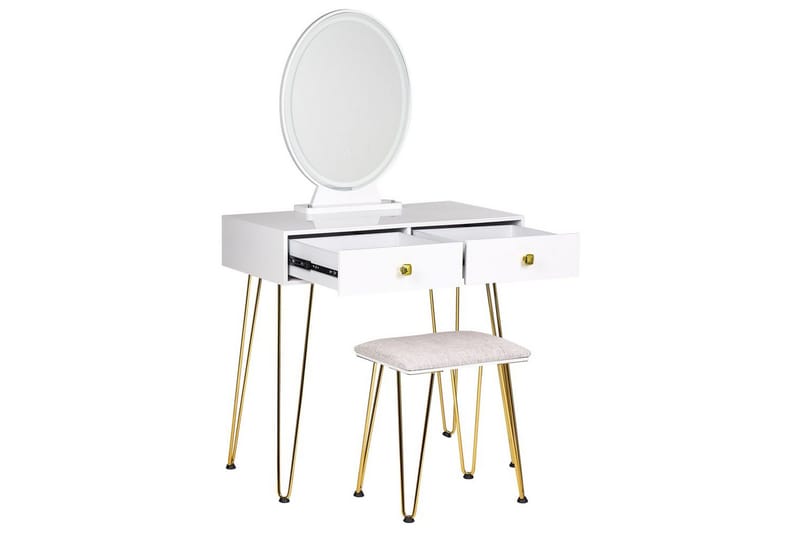 Sminkbord Caen - Möbler - Bord & matgrupper - Sminkbord & toalettbord - Sminkbord med spegel