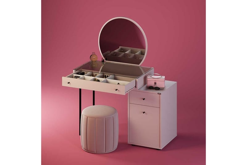 Sminkbord Dralen Mink - Multifärgad - Möbler - Bord & matgrupper - Sminkbord & toalettbord