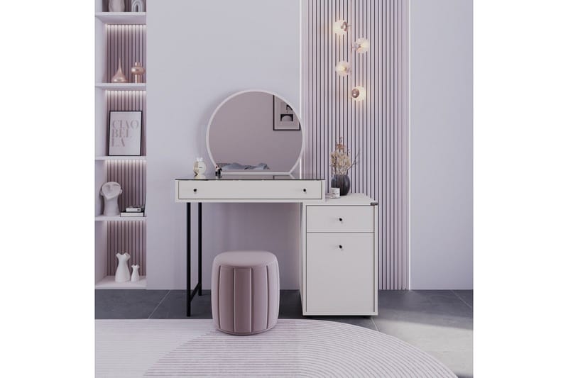 Sminkbord Dralen Mink - Multifärgad - Möbler - Bord & matgrupper - Sminkbord & toalettbord