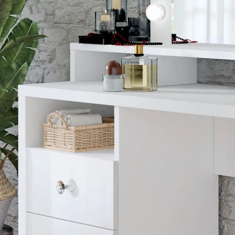 Sminkbord med spegel Diva med 3 Lådor - Möbler - Bord & matgrupper - Sminkbord & toalettbord