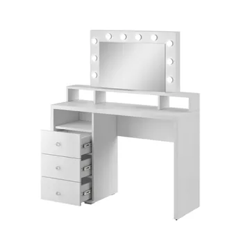 Sminkbord med spegel Diva med 3 Lådor - Möbler - Bord & matgrupper - Sminkbord & toalettbord