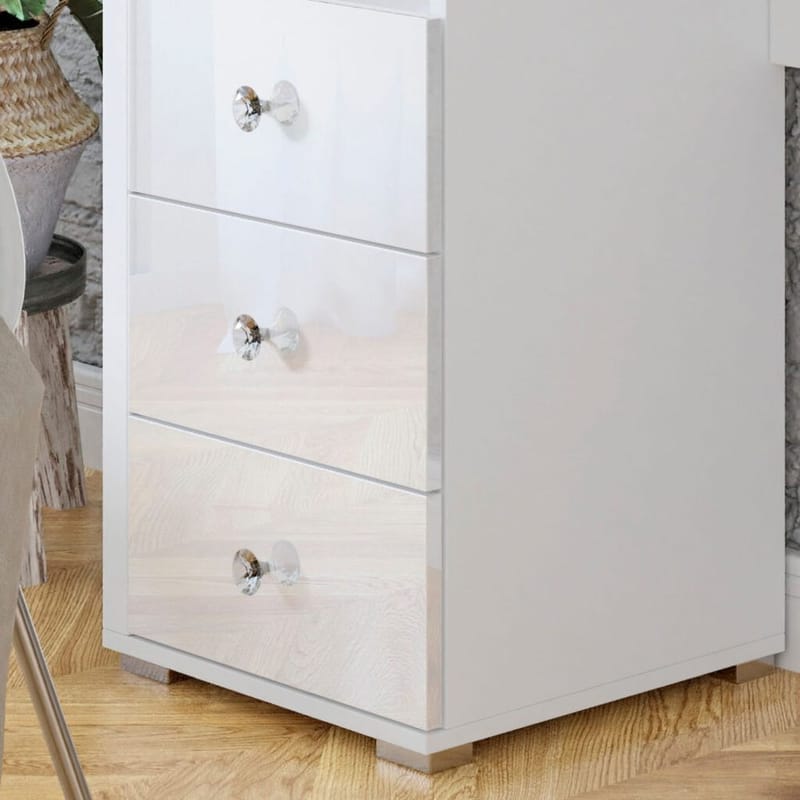 Sminkbord med spegel Diva med 3 Lådor - Möbler - Bord & matgrupper - Sminkbord & toalettbord