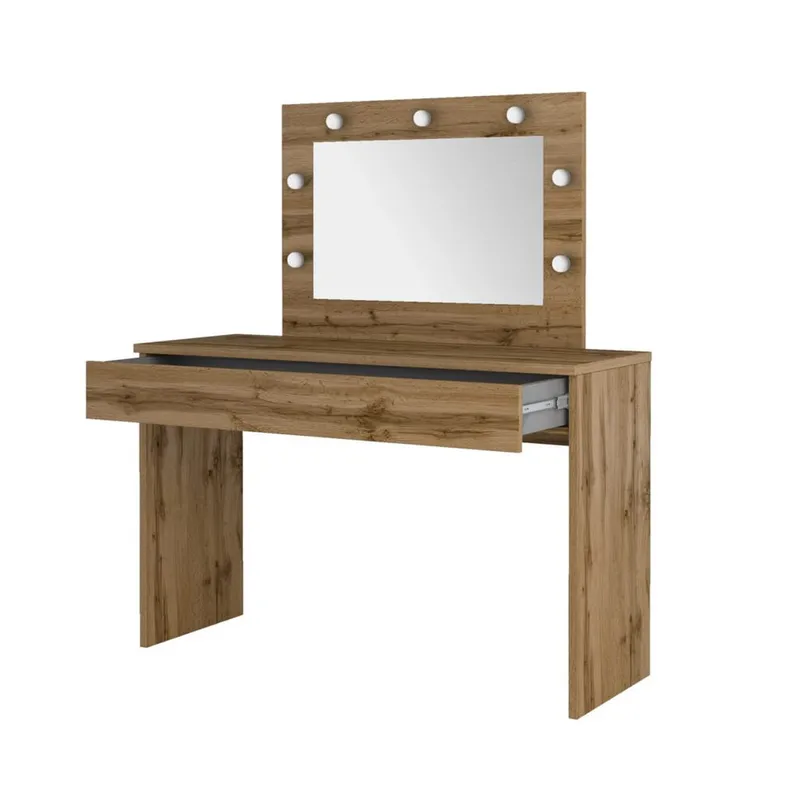 Sminkbord med spegel Eva 1 låda - Wotan Ek - Möbler - Bord & matgrupper - Sminkbord & toalettbord