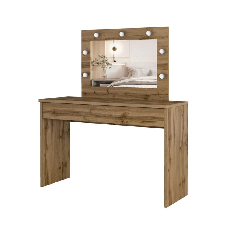 Sminkbord med spegel Eva 1 låda - Wotan Ek - Möbler - Bord & matgrupper - Sminkbord & toalettbord