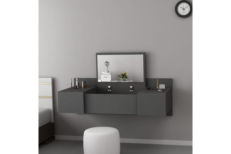 Andifli Sminkbord 100 cm - Antracit - Sminkbord & toalettbord - Sminkbord med spegel