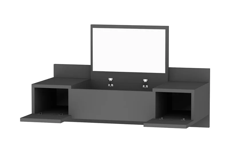 Andifli Sminkbord 100 cm - Antracit - Möbler - Bord & matgrupper - Sminkbord & toalettbord - Sminkbord med spegel