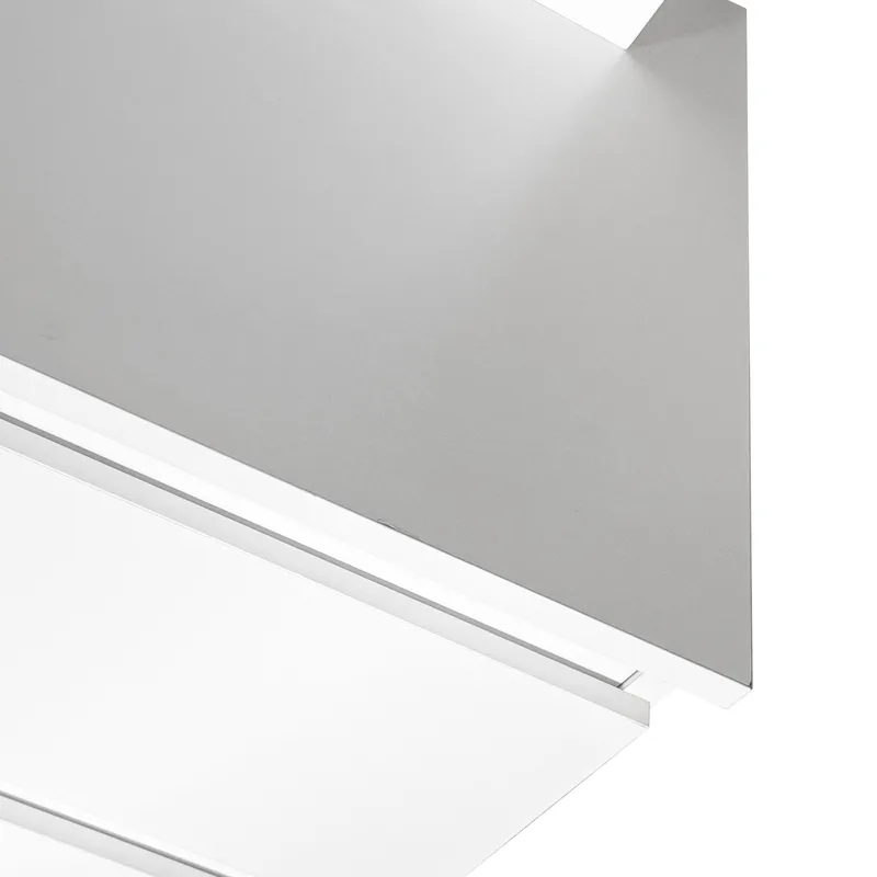 Glow Sminkbord 94 cm med spegel lådor och pall - LED Belysning - Vit - Möbler - Bord & matgrupper - Sminkbord & toalettbord