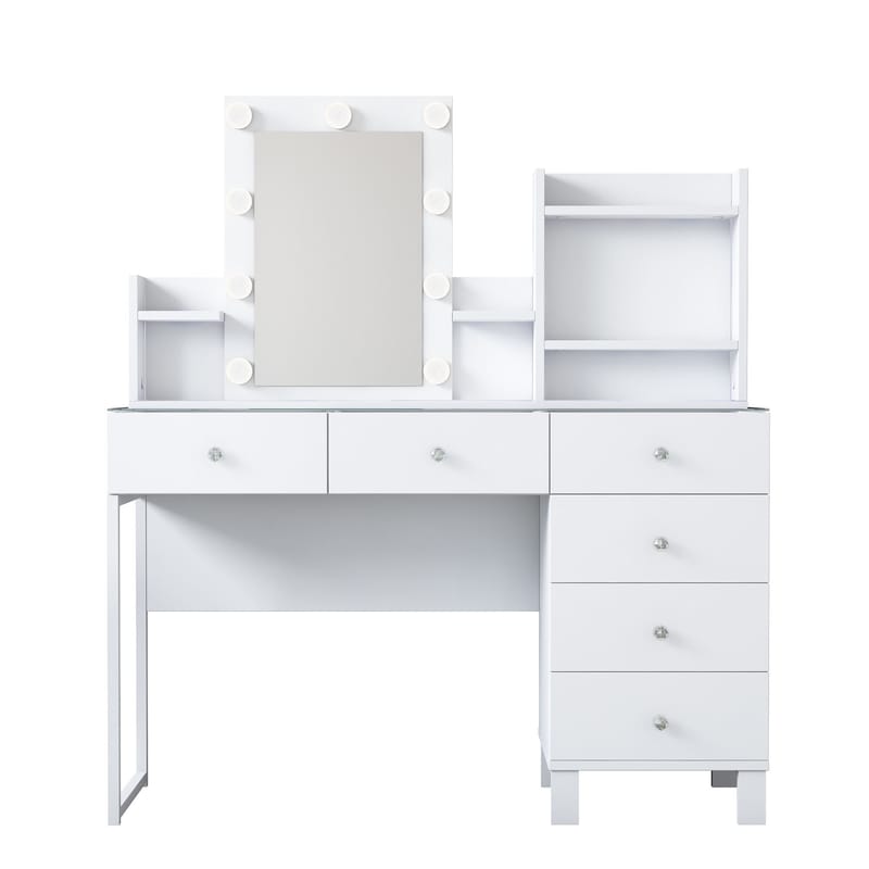Jornes Sminkbord 120x136,8x40 cm - Vit - Möbler - Bord & matgrupper - Sminkbord & toalettbord