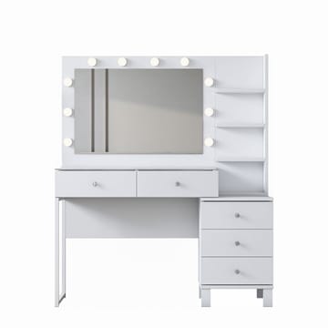 Kalvik Sminkbord 120x141,8x40 cm - Vit - Möbler - Bord & matgrupper - Sminkbord & toalettbord