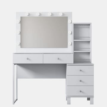 Kalvik Sminkbord 120x141,8x40 cm - Vit - Möbler - Bord & matgrupper - Sminkbord & toalettbord
