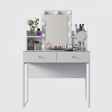 Keldan Sminkbord 90x136,8x40 cm - Vit - Möbler - Bord & matgrupper - Sminkbord & toalettbord