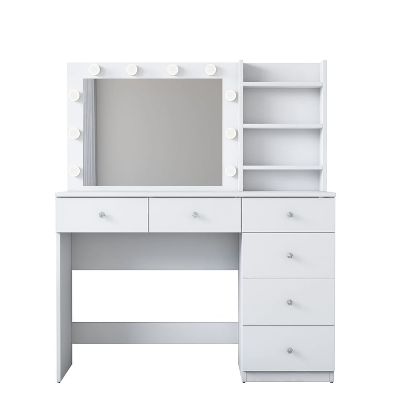 Lorvik Sminkbord 110x141,8x40 cm - Vit - Möbler - Bord & matgrupper - Sminkbord & toalettbord
