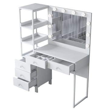 Lorvik Sminkbord 110x141,8x40 cm - Vit - Möbler - Bord & matgrupper - Sminkbord & toalettbord