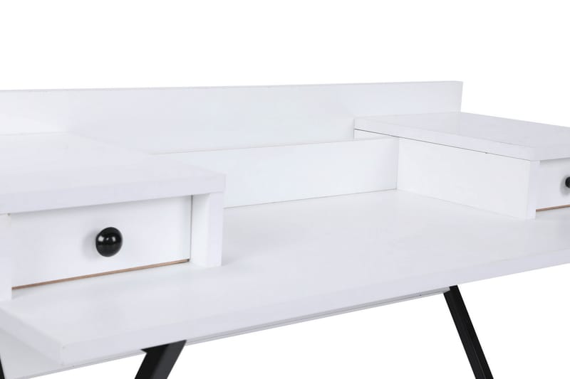 Middenmeer Sminkbord 100 cm - Vit/Svart - Möbler - Bord & matgrupper - Sminkbord & toalettbord