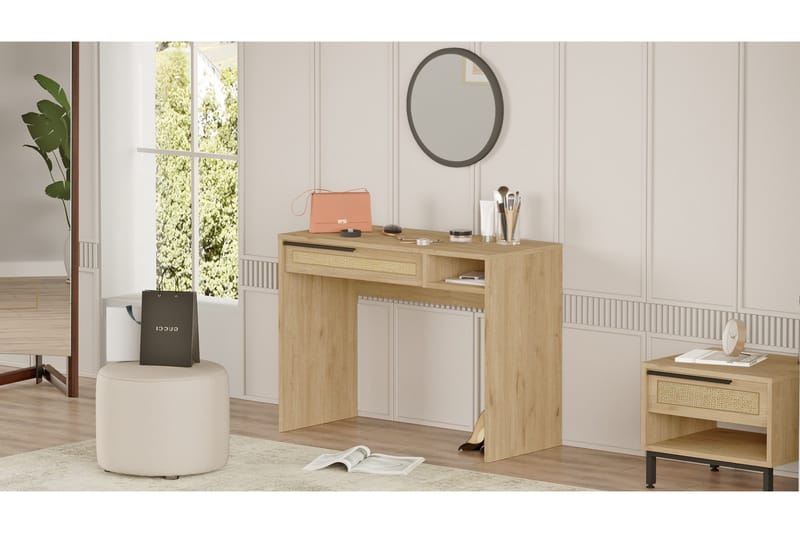 Naho Sminkbord 100 cm - Ek - Möbler - Bord & matgrupper - Sminkbord & toalettbord