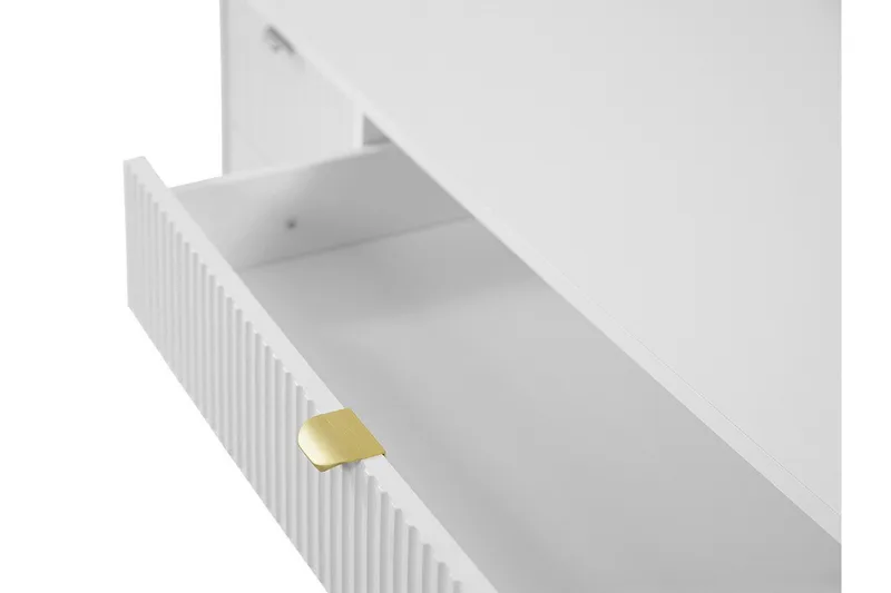 Novaj Sminkbord med lådor 120x55 cm - Svart / Mässing - Möbler - Bord & matgrupper - Sminkbord & toalettbord