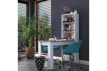 Patwal Sminkbord 120 cm - Valnöt/Vit - Möbler - Bord & matgrupper - Sminkbord & toalettbord
