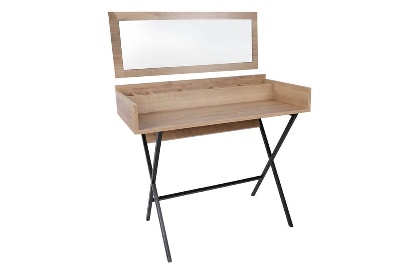 Pyke Sminkbord 100 cm - Natur/Svart - Möbler - Bord & matgrupper - Sminkbord & toalettbord