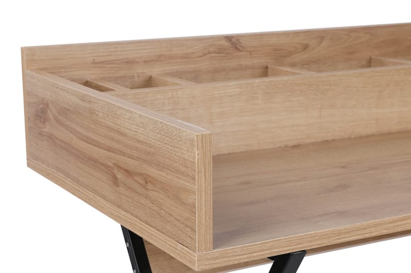 Pyke Sminkbord 100 cm - Natur/Svart - Möbler - Bord & matgrupper - Sminkbord & toalettbord