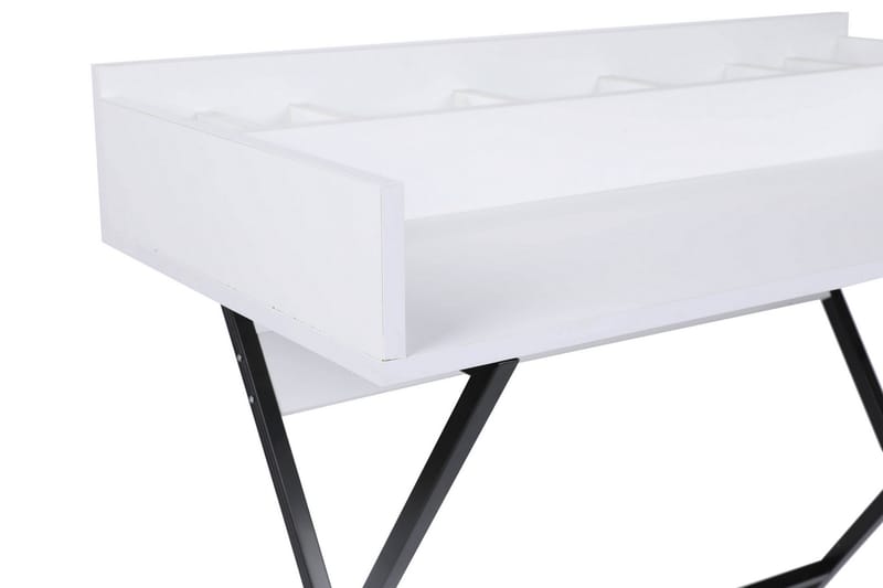 Pyke Sminkbord 100 cm - Vit/Svart - Sminkbord & toalettbord