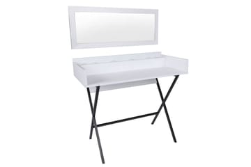 Pyke Sminkbord 100 cm - Vit/Svart - Möbler - Bord & matgrupper - Sminkbord & toalettbord