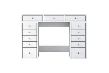 Ramender Sminkbord 120 cm - Vit - Möbler - Bord & matgrupper - Sminkbord & toalettbord