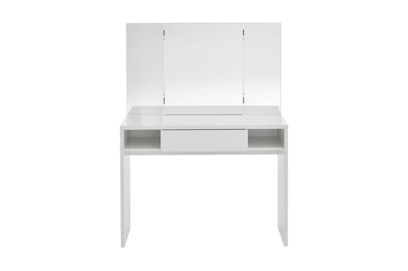 Ridell Sminkbord 100 cm - Vit - Sminkbord med spegel - Sminkbord & toalettbord