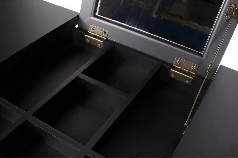 Skarvon Sminkbord - Svart - Möbler - Bord & matgrupper - Sminkbord & toalettbord - Sminkbord med spegel