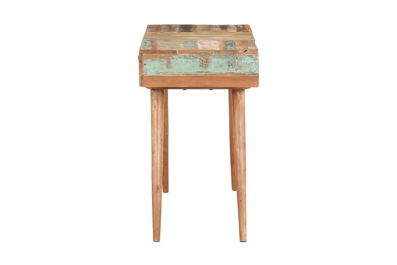 Sminkbord med spegel 112x45x76 cm massivt återvunnet trä - Brun - Möbler - Bord & matgrupper - Sminkbord & toalettbord - Sminkbord med spegel