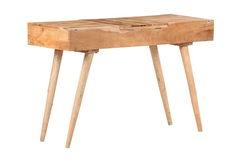 Sminkbord med spegel 112x45x76 cm massivt mangoträ - Brun - Möbler - Bord & matgrupper - Sminkbord & toalettbord - Sminkbord med spegel