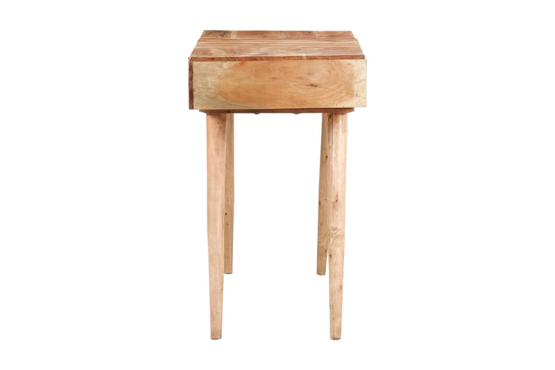 Sminkbord med spegel 112x45x76 cm massivt mangoträ - Brun - Möbler - Bord & matgrupper - Sminkbord & toalettbord - Sminkbord med spegel