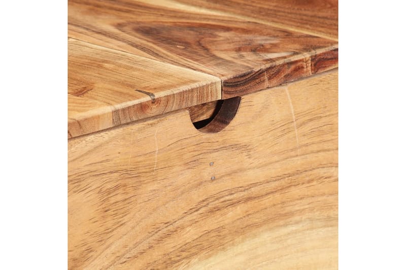 Sminkbord med spegel 112x45x76 cm massivt mangoträ - Brun - Möbler - Bord & matgrupper - Sminkbord & toalettbord - Sminkbord med spegel