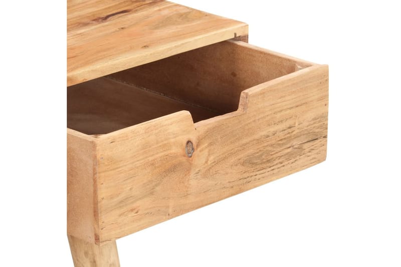 Sminkbord med spegel 112x45x76 cm massivt mangoträ - Brun - Möbler - Bord & matgrupper - Sminkbord & toalettbord - Sminkbord med spegel