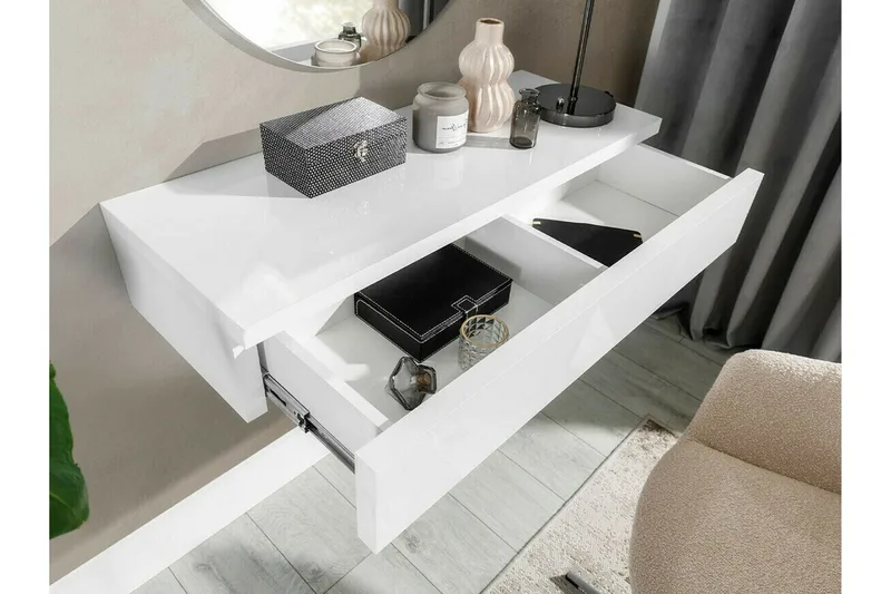 Staffin Sminkbord 100x38 cm - Svart - Möbler - Bord & matgrupper - Sminkbord & toalettbord