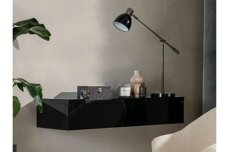 Staffin Sminkbord 100x38 cm - Svart - Möbler - Bord & matgrupper - Sminkbord & toalettbord