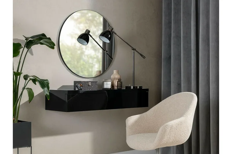 Staffin Sminkbord 100x38 cm - Svart - Möbler - Bord & matgrupper - Sminkbord & toalettbord