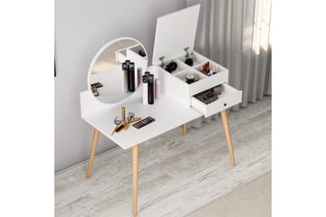 Straat Sminkbord 120x96 cm Vit - Hanah Home - Möbler - Bord & matgrupper - Sminkbord & toalettbord