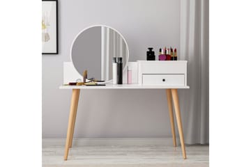 Straat Sminkbord 120x96 cm Vit - Hanah Home - Möbler - Bord & matgrupper - Sminkbord & toalettbord
