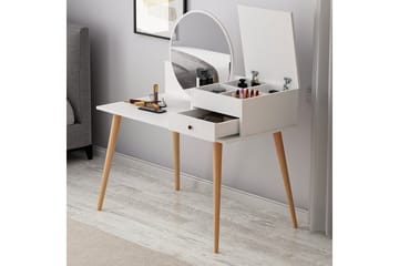 Straat Sminkbord 120x96 cm Vit - Hanah Home - Möbler - Bord & matgrupper - Sminkbord & toalettbord