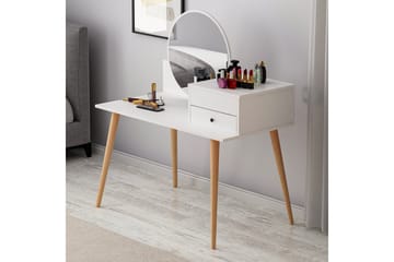 Straat Sminkbord 120x96 cm Vit - Hanah Home - Möbler - Bord & matgrupper - Sminkbord & toalettbord