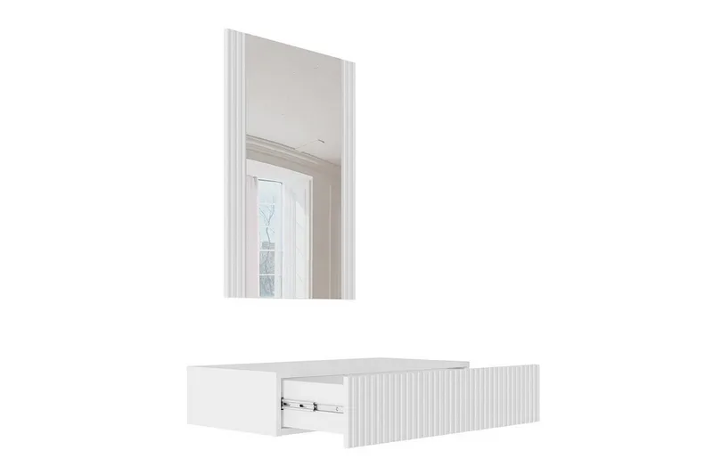 Strontian Sminkbord 80x42 cm Scandinavian Choice Black - Möbler - Bord & matgrupper - Sminkbord & toalettbord - Sminkbord med spegel