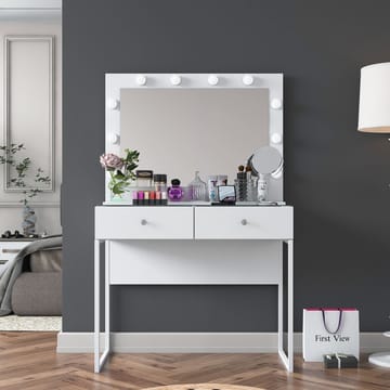 Tavren Sminkbord 90x141,8x40 cm - Vit - Möbler - Bord & matgrupper - Sminkbord & toalettbord