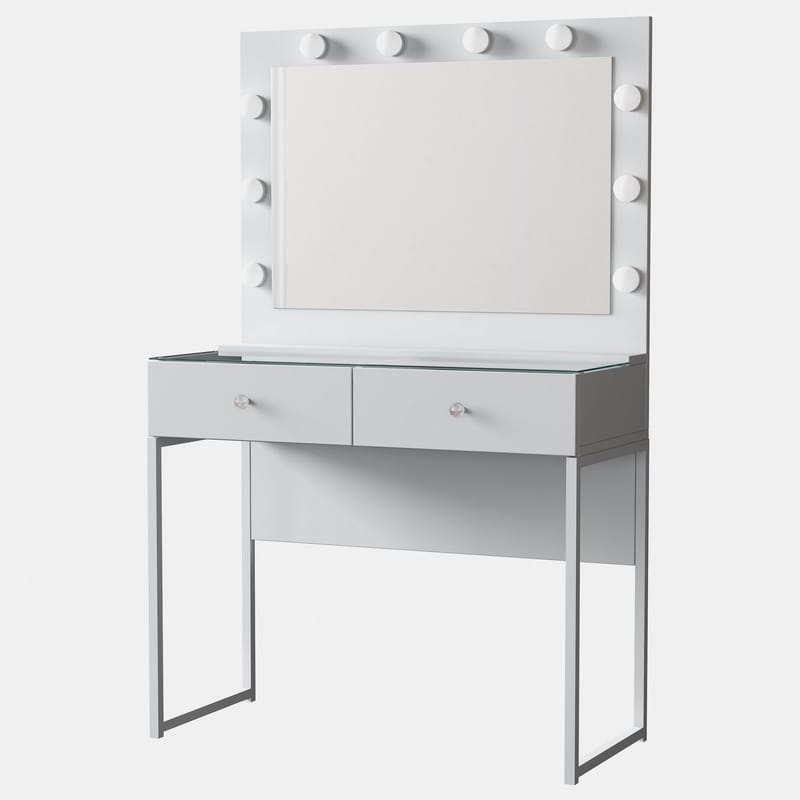 Tavren Sminkbord 90x141,8x40 cm - Vit - Möbler - Bord & matgrupper - Sminkbord & toalettbord