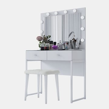 Tavren Sminkbord 90x141,8x40 cm - Vit - Möbler - Bord & matgrupper - Sminkbord & toalettbord