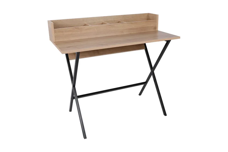 Terasevler Sminkbord 100 cm, Valnöt/Svart