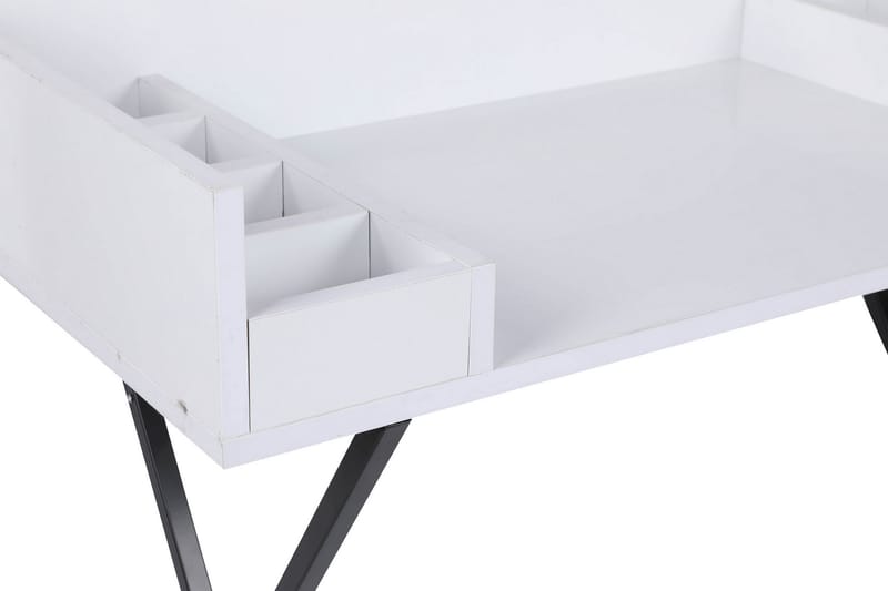 Timiza Sminkbord 100 cm - Vit/Svart - Sminkbord & toalettbord