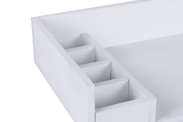 Timiza Sminkbord 100 cm - Vit/Svart - Möbler - Bord & matgrupper - Sminkbord & toalettbord