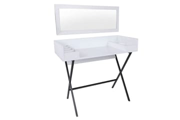 Timiza Sminkbord 100 cm - Vit/Svart - Möbler - Bord & matgrupper - Sminkbord & toalettbord