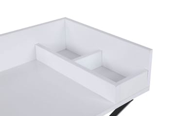 Timiza Sminkbord 100 cm - Vit/Svart - Möbler - Bord & matgrupper - Sminkbord & toalettbord